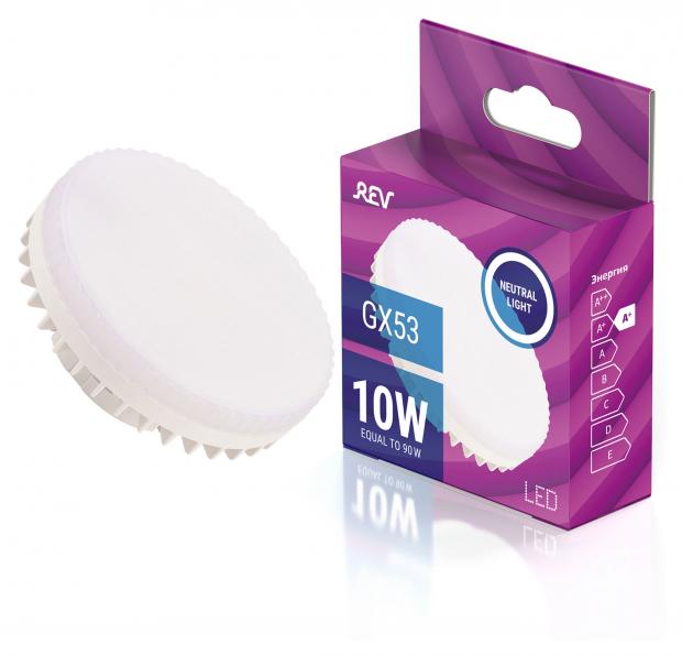 

Лампа светодиодная Rev GX53 10 Вт холодный свет