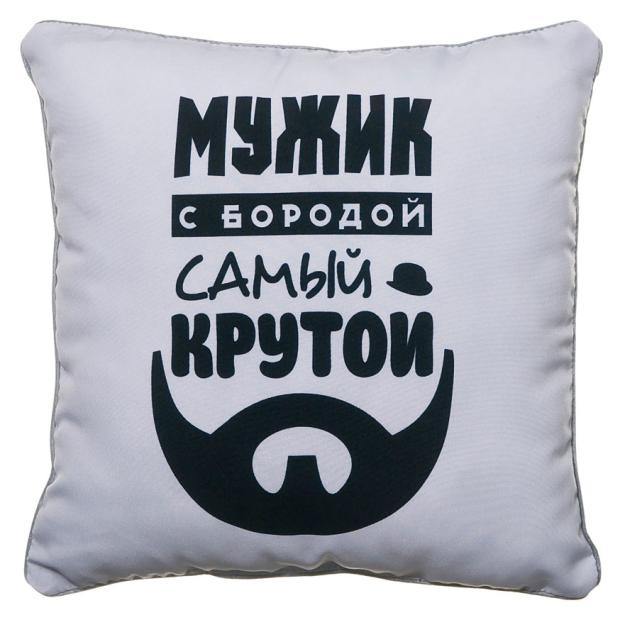 

Подушка декоративная NAT Мужик с бородой, 35x35 см