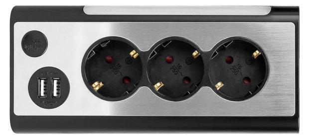 

Сетевой фильтр Rombica Neo Trinity черный, 1,5 м