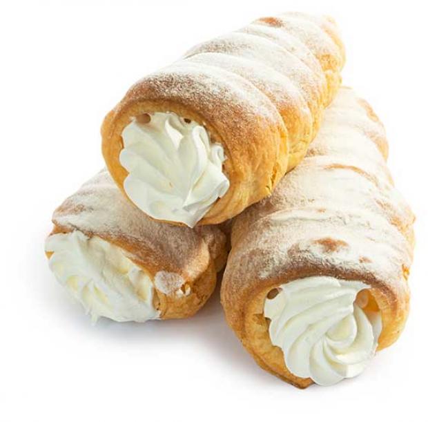 Пирожное слоеное РОСВКУС Рожок со сливками, 210 г