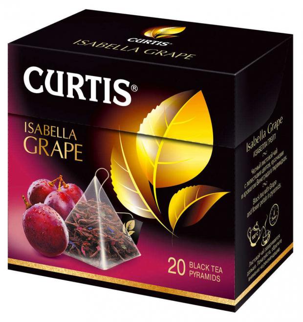 

Чай черный Curtis Isabella Grape ароматизированный в пирамидках, 20х2.9 г