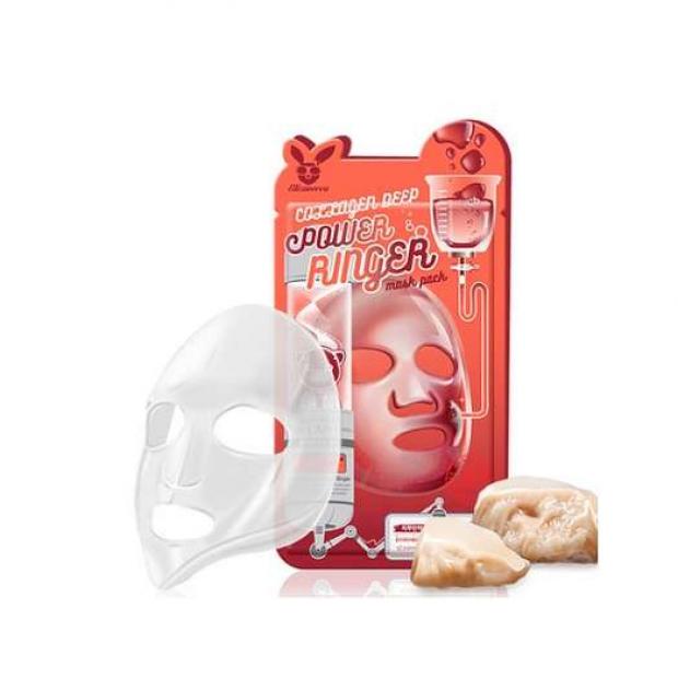 Маска для лица Elizavecca Collagen Deep Power Ringer Mask Pack тканевая, 23 мл тканевая маска для лица elizavecca red ginseng deep power ringer mask pack 1 шт