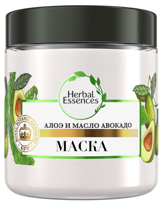 Масло для волос и кожи головы Herbal Essences с алоэ и маслом авокадо для интенсивного питания 250мл