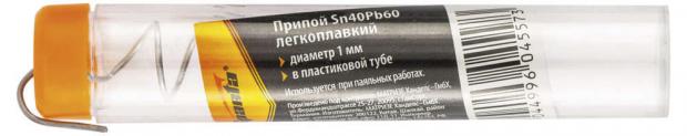 

Припой Sparta Sn40Pb60 1 мм, 0,018 г