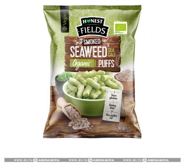 

Снеки Honest Fields кукурузные морские водоросли, 30 г