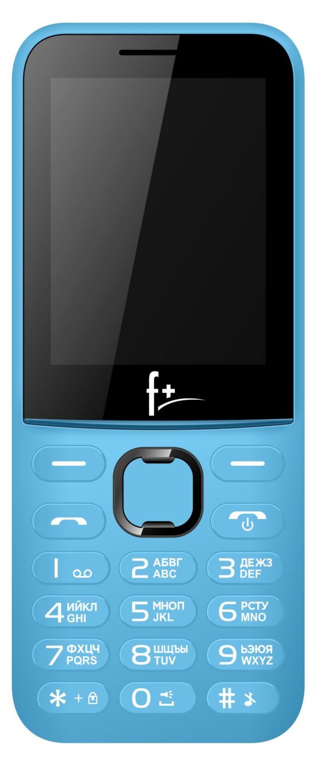 

Мобильный телефон F+ F240L голубой