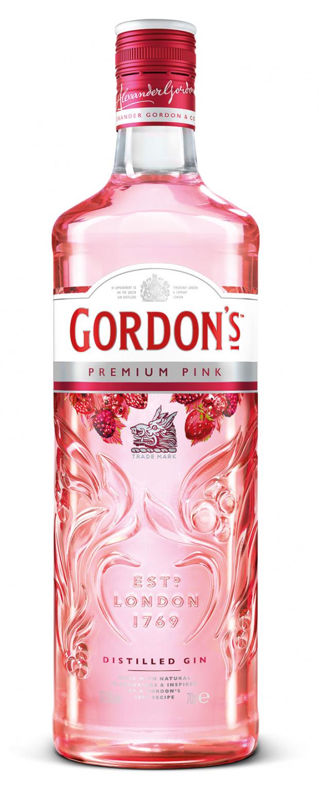 Джин Gordons Premium Pink с ароматом ягод Великобритания, 0,7 л