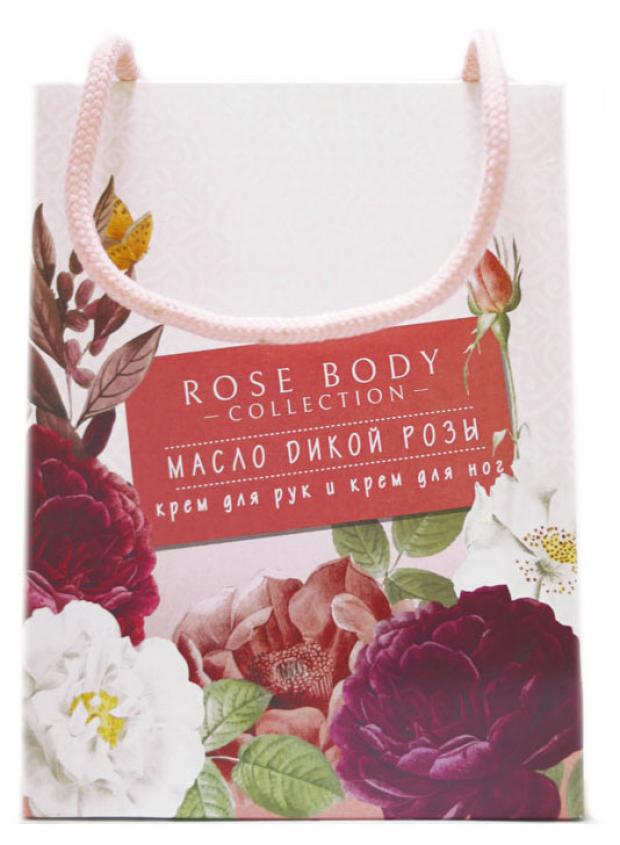 Подарочный набор Крем для рук Rose Body Collection питательный СПА-уход, 50 мл + Крем для ног Rose Body Collection питательный, 50 мл