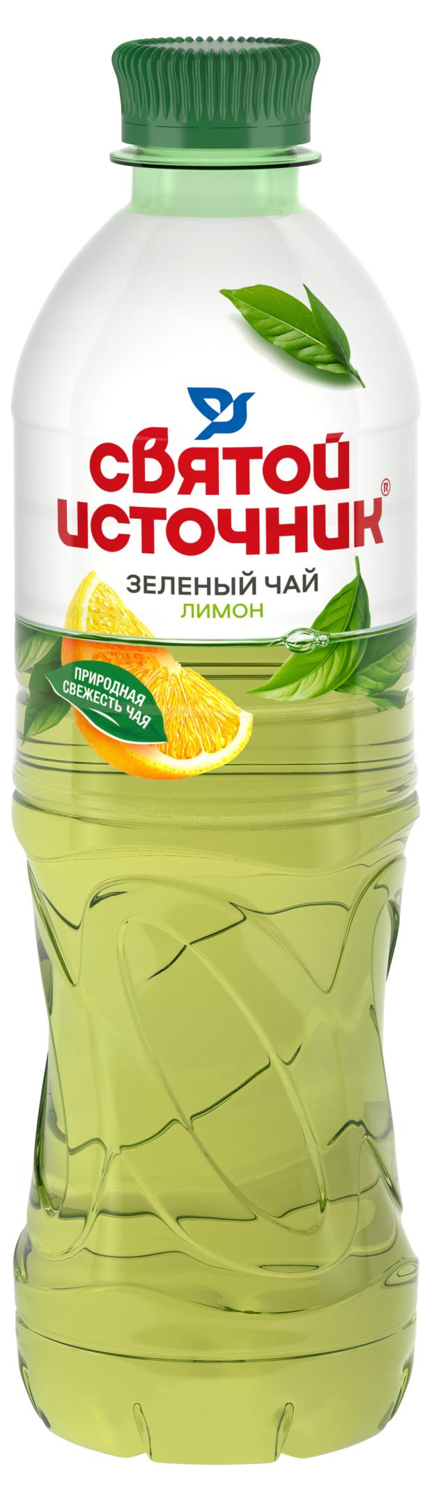 Чай зеленый холодный Святой Источник Лимон, 500 мл