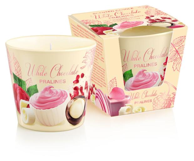 Свеча ароматизированная в стакане Bartek candles Шоколадный рай, 9х8,5 см, 1 шт