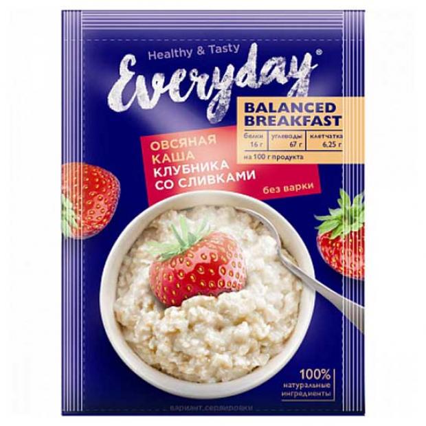 

Каша овсяная Everyday Balanced Breakfast Клубника со сливками, 40 г