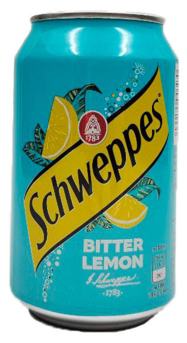 тоник britvic bitter lemon стекло 0 2 л Напиток газированный Schweppes Bitter Lemon, 330 мл