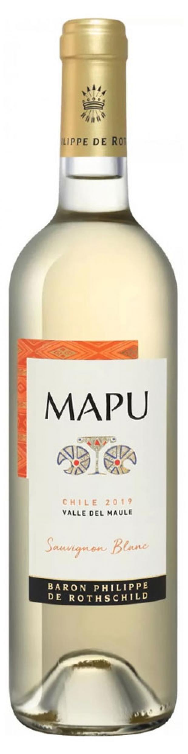 Вино Mapu Sauvignon Blanc белое сухое Чили, 0,75 л