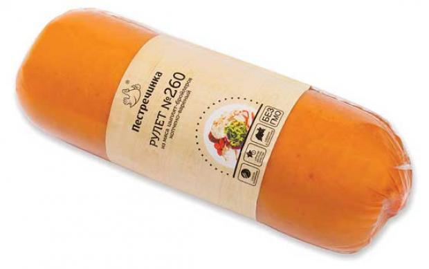 Рулет из мяса цыпленка-бройлера варено-копченый Пестречинка (0,7-0,9 кг), 1 упаковка ~ 0,8 кг