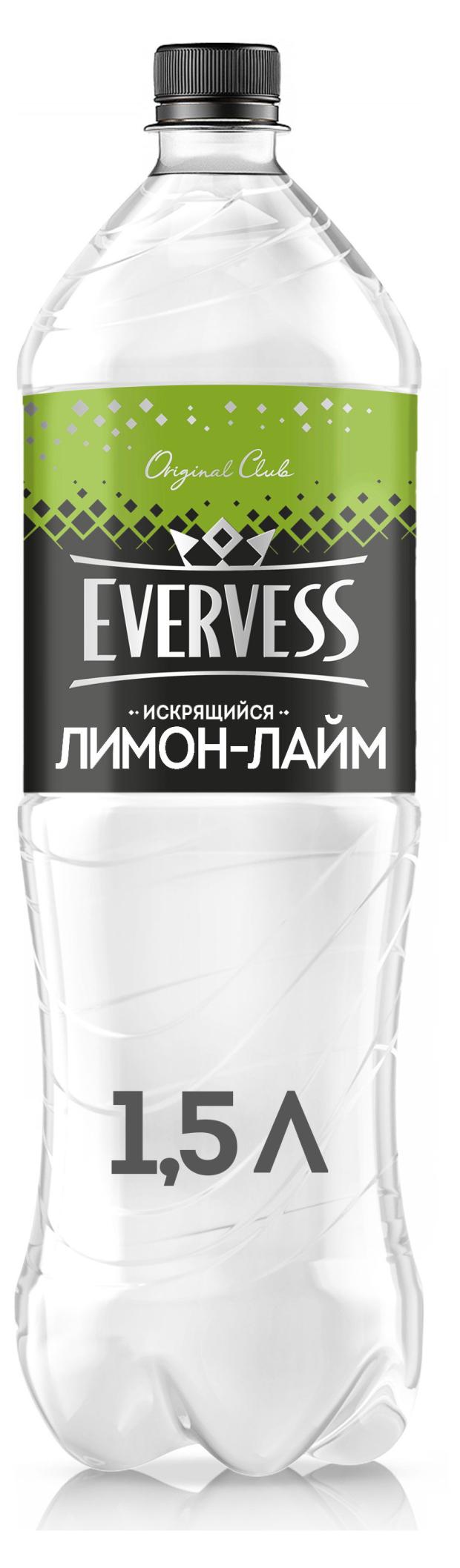 

Напиток газированный Evervess Искрящийся Лимон-Лайм, 1,5 л