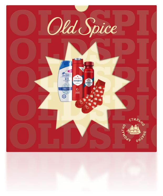 

Набор подарочный Old Spice Whitewater гель для душа 250 мл + дезодорант-спрей 150 мл + шампунь 200 мл