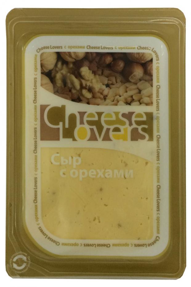 

Сыр полутвердый Cheese Lovers с орехами 50% нарезка, 150 г