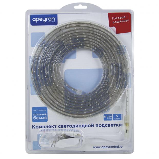 Комплект светодиодной подсветки Apeyron 10-04 LED, 5 м