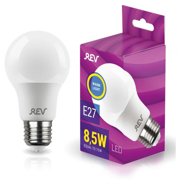 

Лампа светодиодная Rev LED E27 8,5Вт 220V 2700К