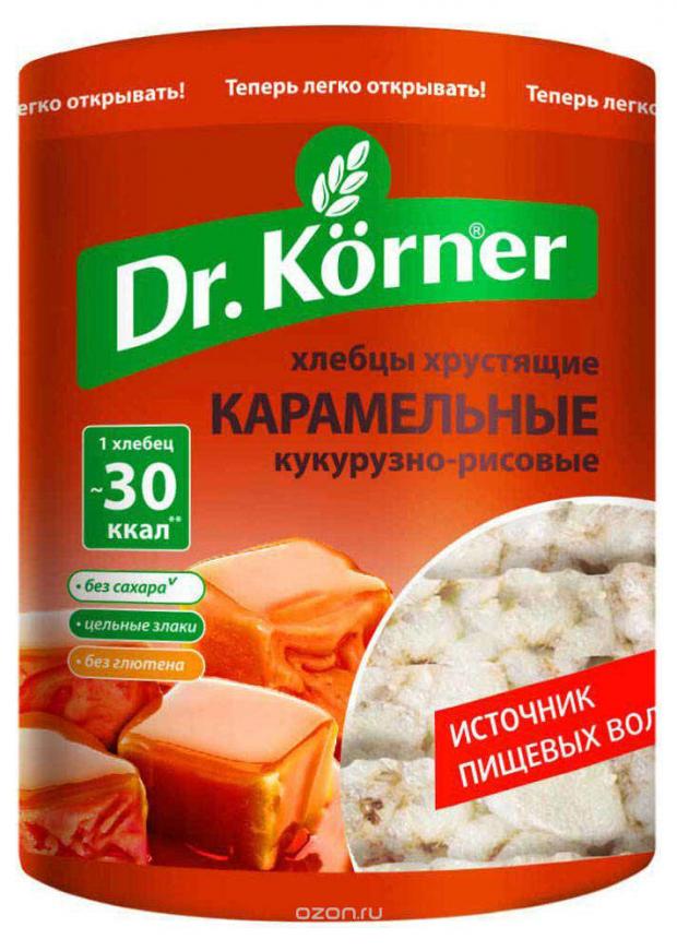 

Хлебцы кукурузно-рисовые Dr. Korner Карамельные, 90 г