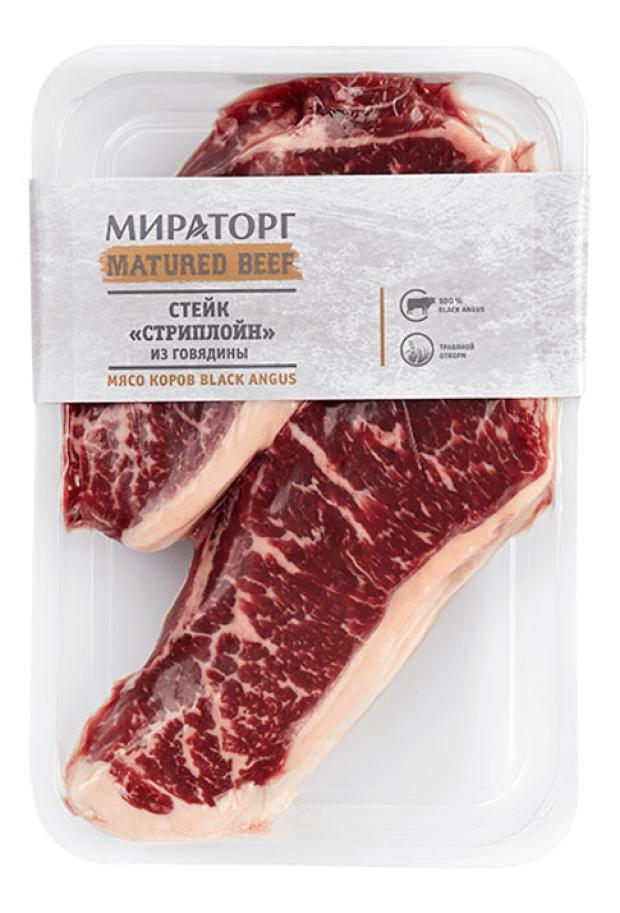 

Стейк из мраморной говядины Мираторг Matured Beef Стриплойн, 660 г