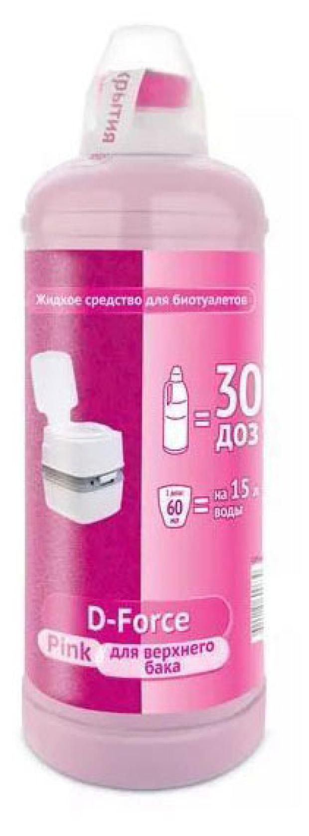 

Средство для биотуалетов D-Force Pink, 1,8 л