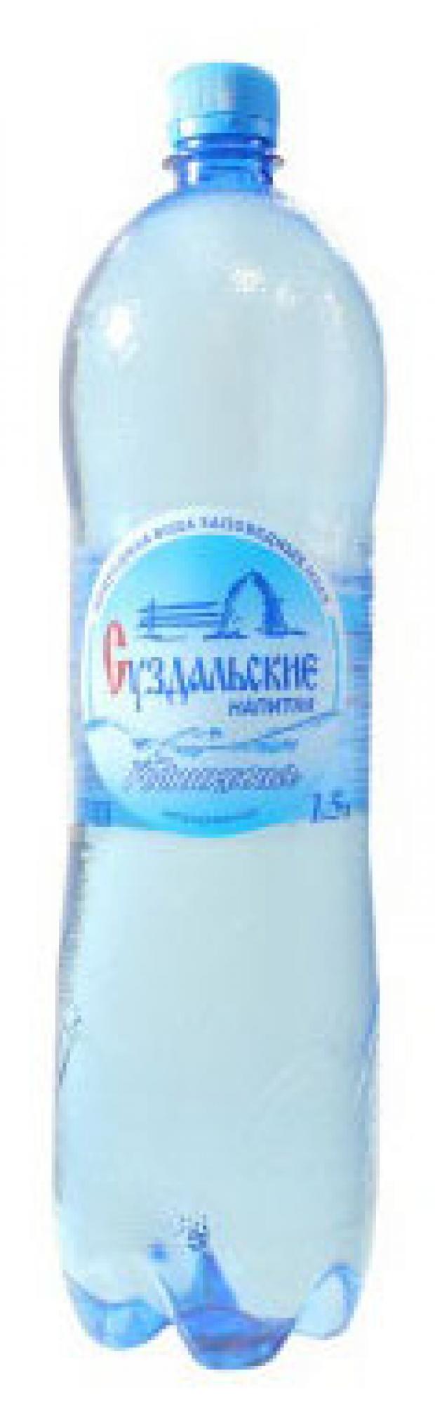 Вода минеральная Суздальские Напитки Прозрачная негазированная, 1,5 л