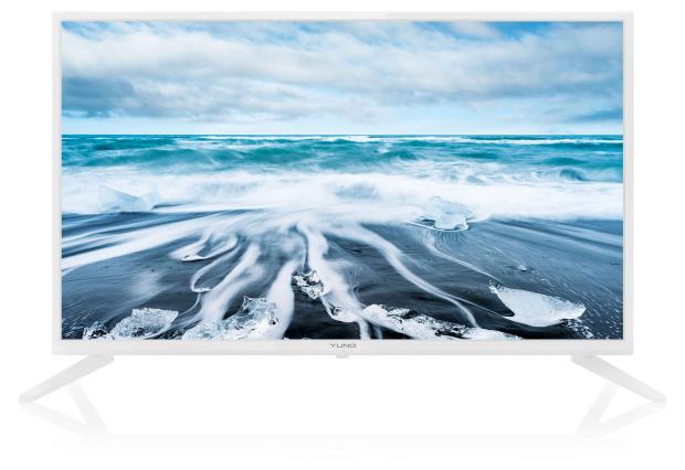 

Телевизор YUNO LM-32TCSW1135 белый, 32''