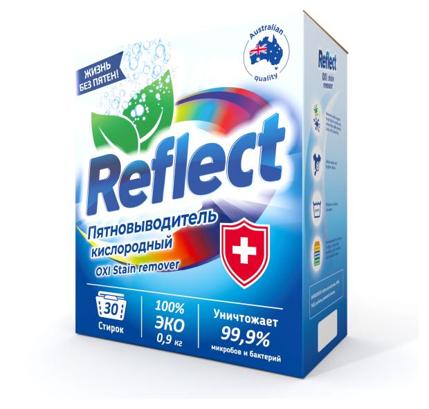 Пятновыводитель кислородный Reflect OХI stain remover Экологичный, 900 г