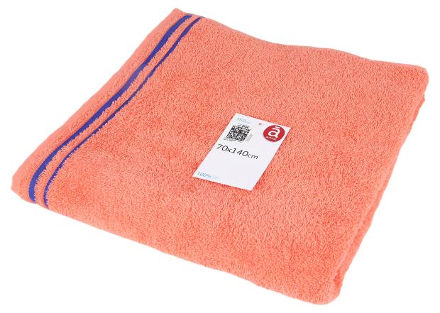 

Полотенце Actuel махровое коралловое, 70х140 см