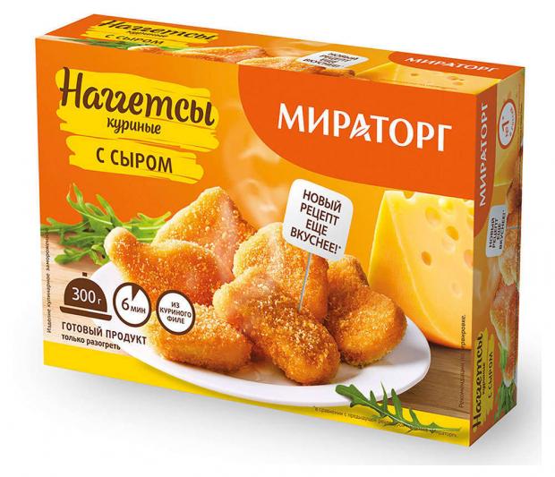 

Наггетсы куриные «Мираторг» с сыром, 300 г