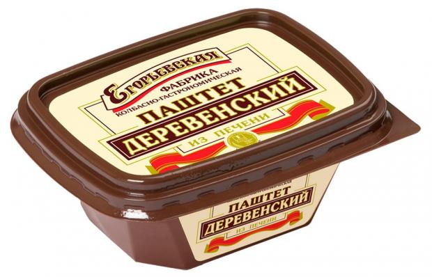 Паштет из печени Егорьевская КГФ Деревенский, 150 г