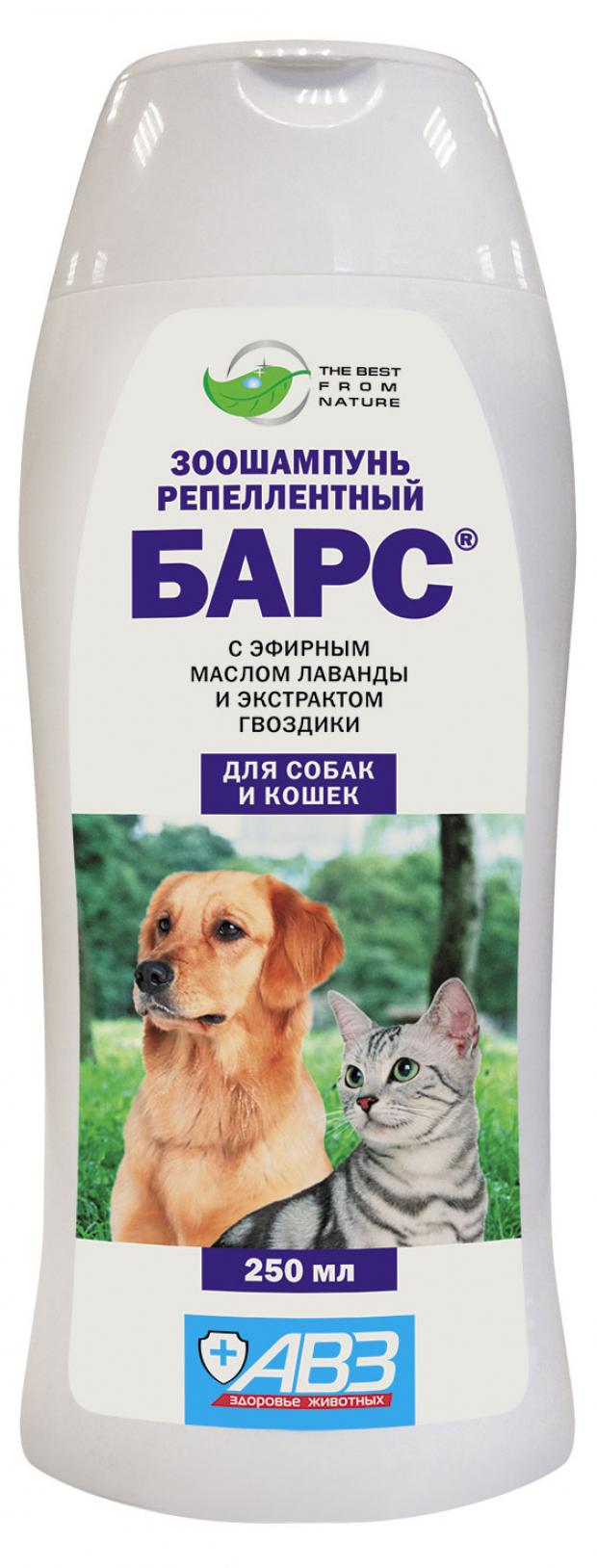 

Шампунь для животных «Барс» антипаразитарный с экстрактом лекарственных трав, 250 мл