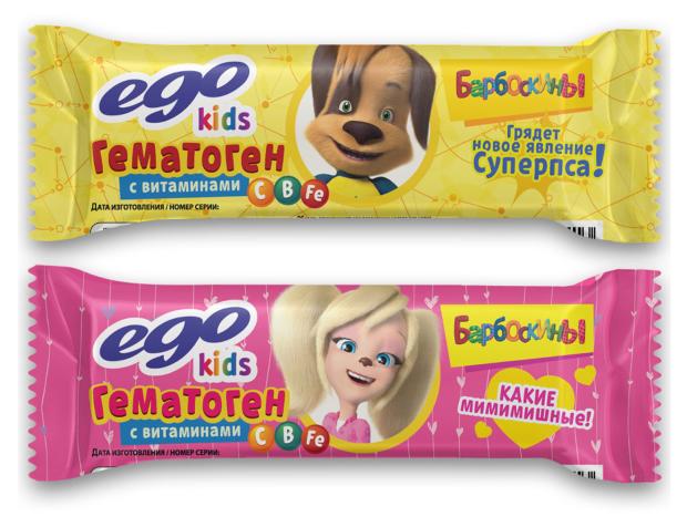 Гематоген Ego Kids Детский с витаминами, 35 г