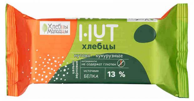 

Хлебцы «Хлебцы Молодцы» Нут нутово-кукурузные, 40 г