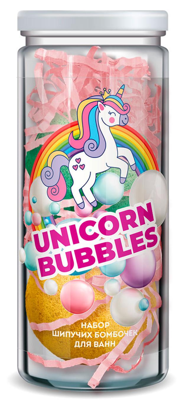 

Набор шипучих бомбочек для ванн Unicorn Bubbles 44 Для расслабления+Для бодрости