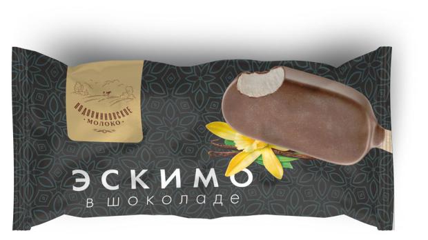 Мороженое пломбир Подовинновское молоко Эскимо 15% БЗМЖ, 70 г