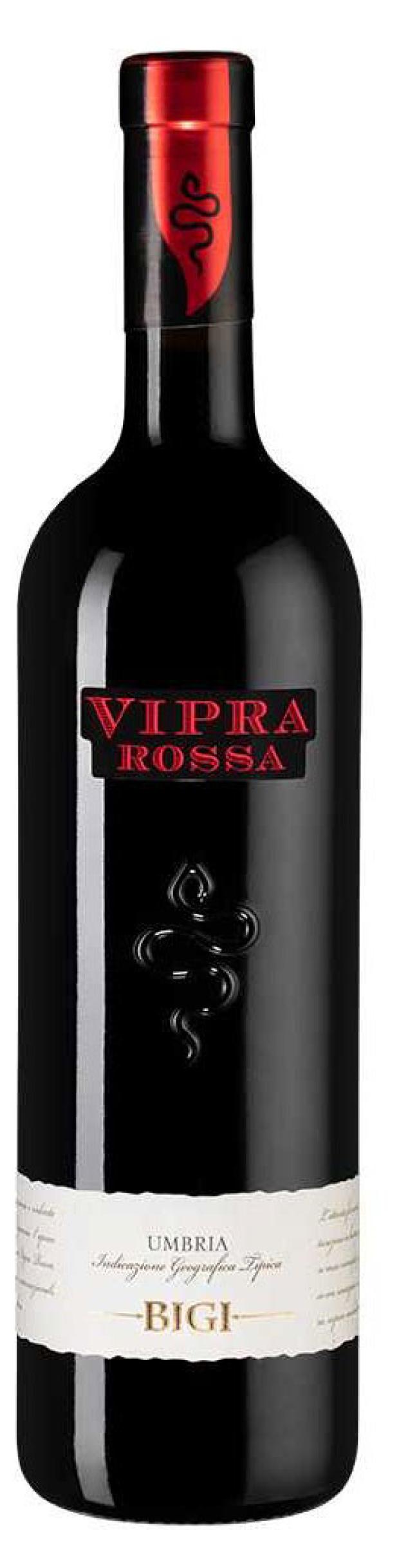Вино Bigi Vipra Rossa Umbria IGT красное сухое Италия, 0,75 л