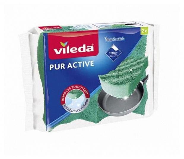 

Губки для посуды Vileda PUR Active, 2 шт