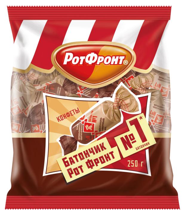 Конфеты Рот Фронт Батончики пралине и дробленые вафли, 250 г
