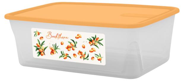 

Контейнер для продуктов Sugar&Spice Honey прямоугольный Облепиха, 1,6 л