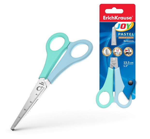 

Ножницы ErichKrause Joy Pastel 13,5 см, 1 шт