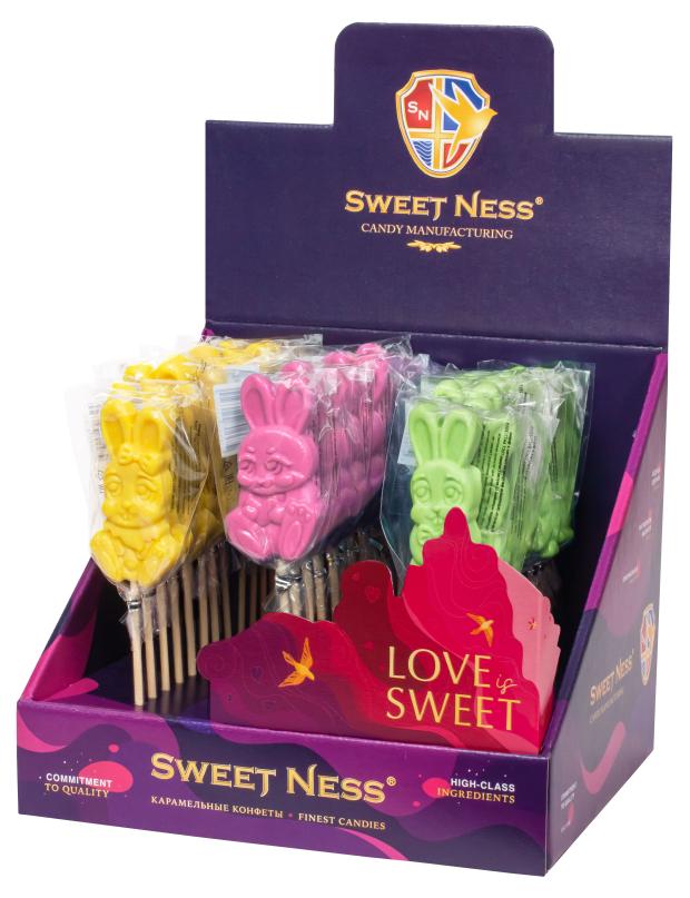 Карамель леденцовая Sweet Ness в пасхальных формах, 24 г карамель леденцовая фигурная sweet ness в форме губ 30 г 1 шт