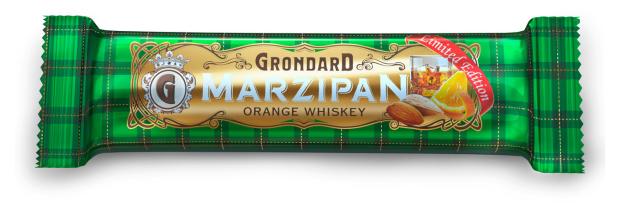 

Батончик глазированный GRONDARD Orange Whiskey Марципановый с цукатами апельсина и виски, 50 г