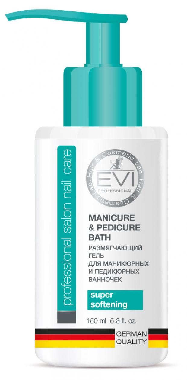 

Гель размягчающий EVI professional для маникюрных и педикюрных ванночек, 150 мл