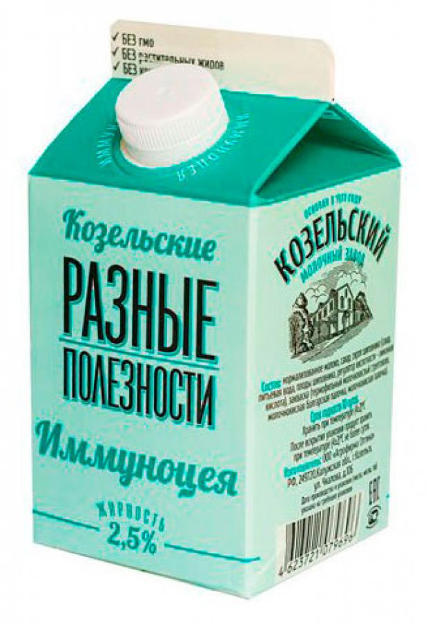 Иммуноцея Козельское молоко 2.5% БЗМЖ, 450 г