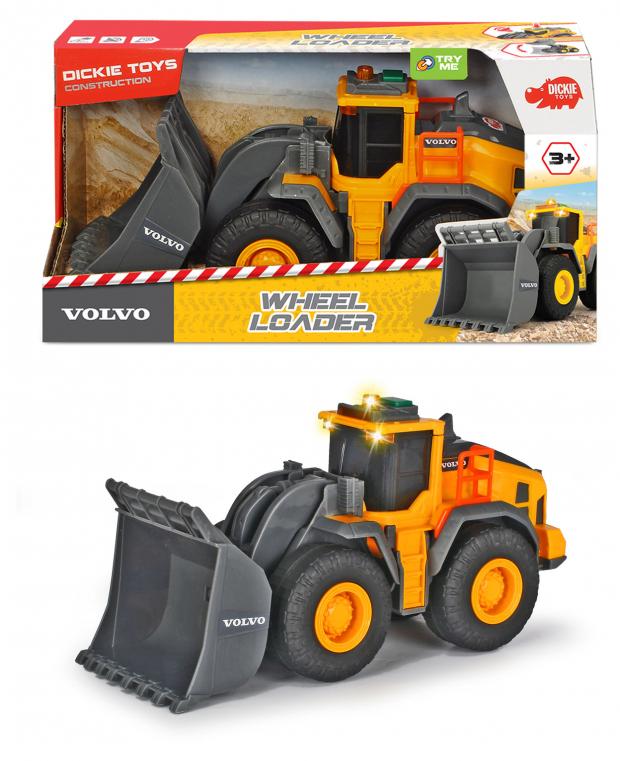 

Пугрузчик колесный Dickie Toys Volvo, 23 см