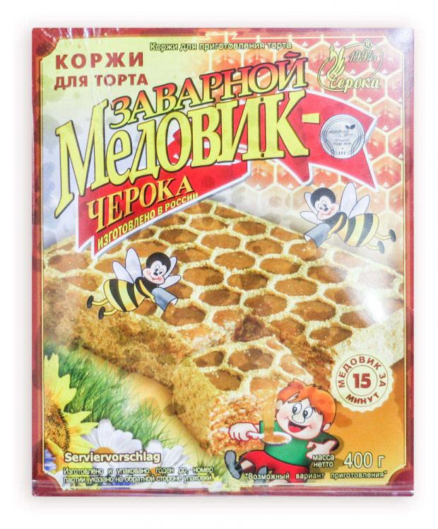 

Коржи для торта «Черока» заварной медовик, 400 г