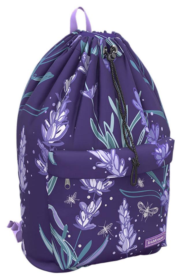 

Рюкзак на шнурке ErichKrause EasyLine Lavender, 16 л