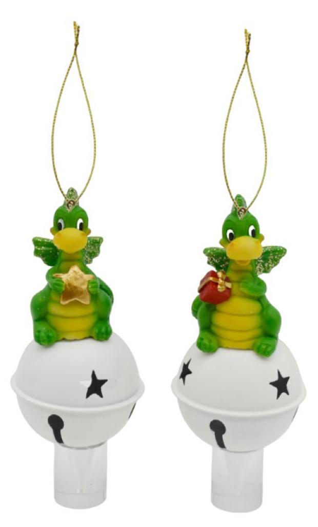 

Подвеска Дракон на колокольчике, 11,7 см